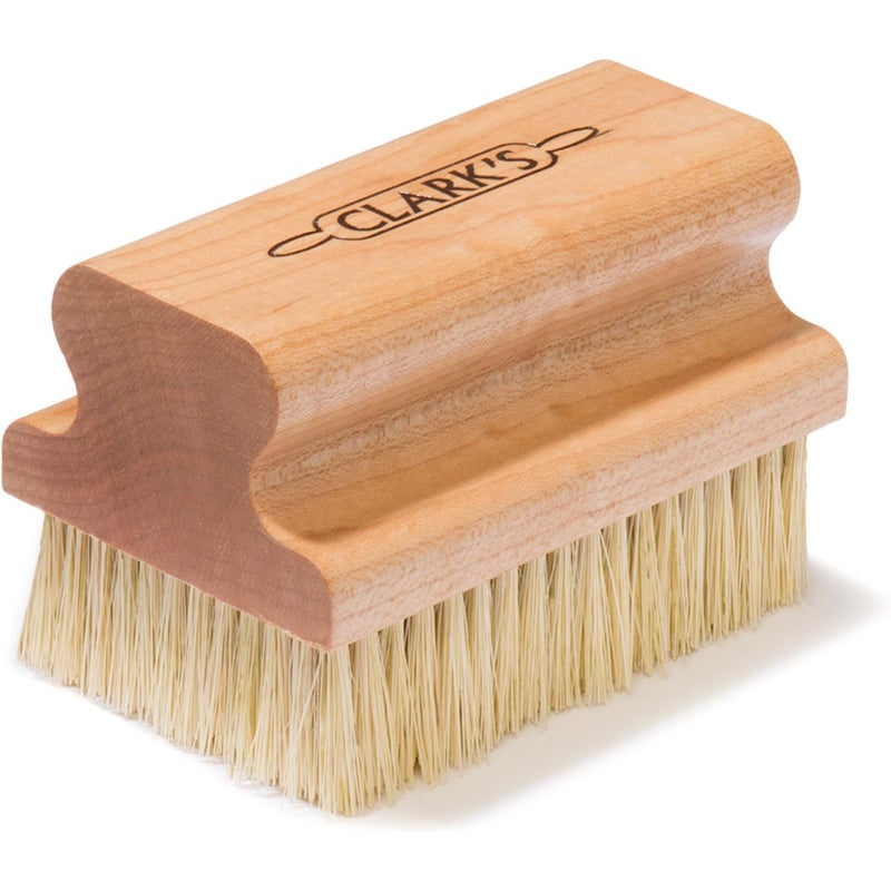 CLARK'S Cutting Board Scrub Brush - for Applying Food Grade Mineral Oil - Food Safe Wood Stain - Ideal for Wooden Butcher Blocks - Bamboo - Cast Iron - Countertops - Maple Construction - Food Safe - Image 1
